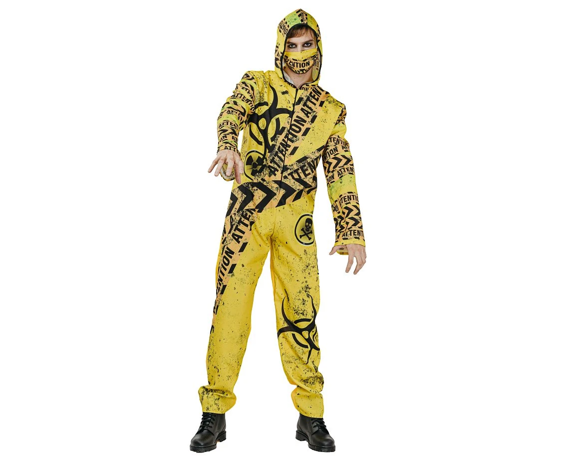 Role play-set for adult Safety Jumpsuit (hooded jumpsuit, mask), size 52 EOL